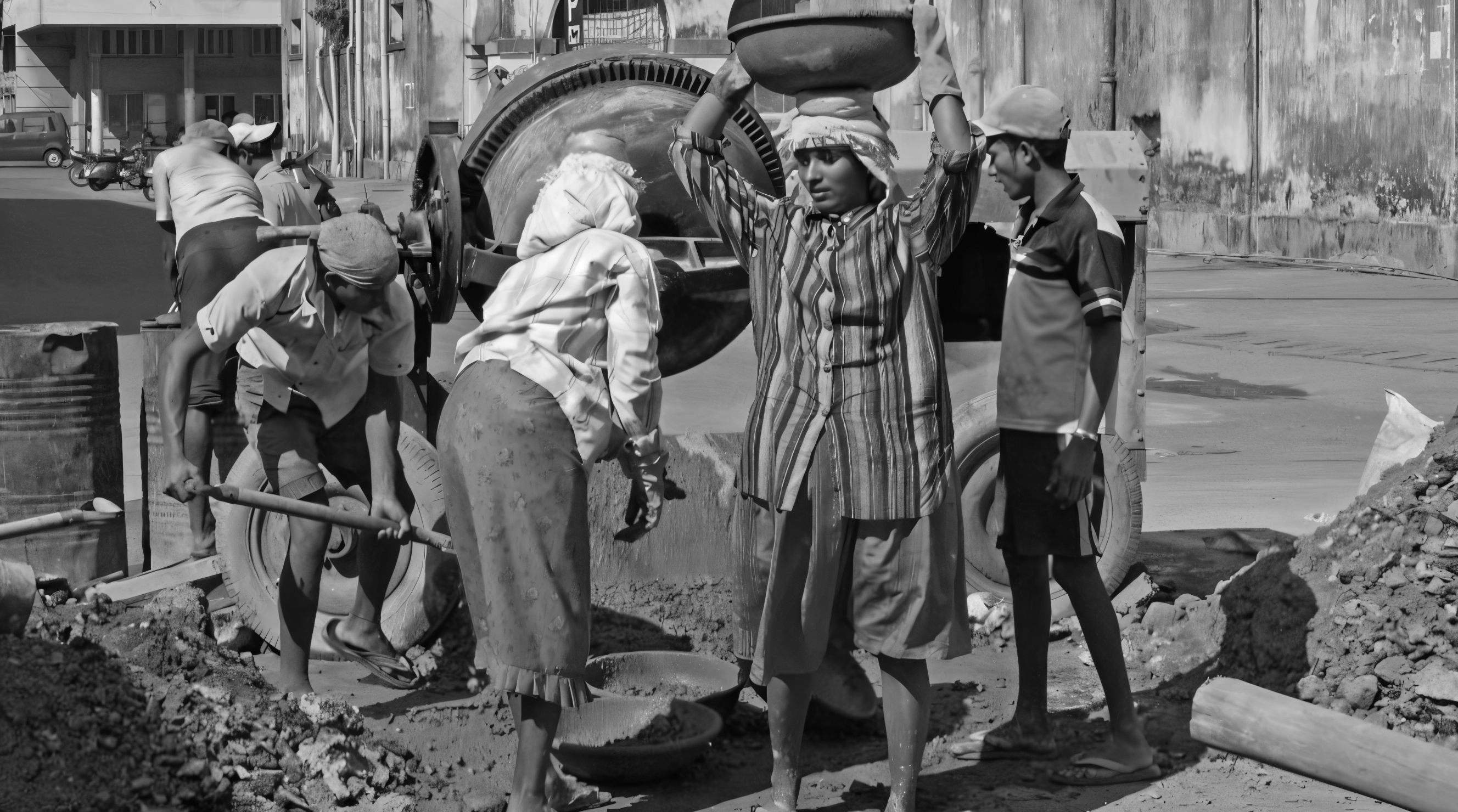 Urban employment and community works